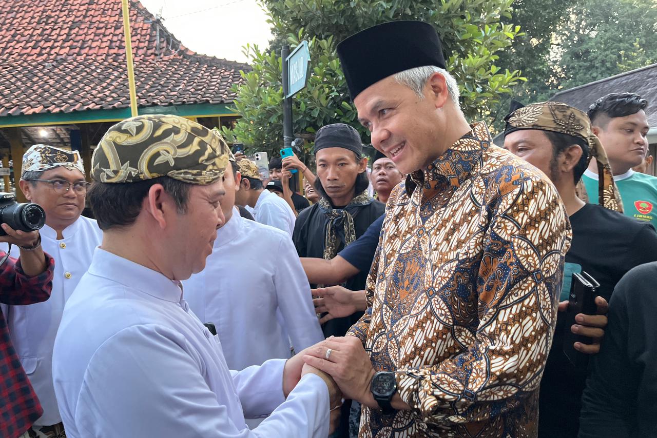 Nyadran Walisongo Usai, Ganjar Terakhir Ziarah Makam Sunan Gunung Jati