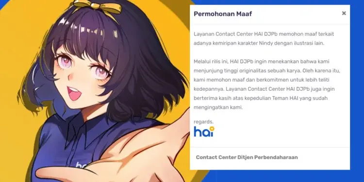 Maskot Baru Ketahuan Jiplak Anime, DJPb Minta Maaf
