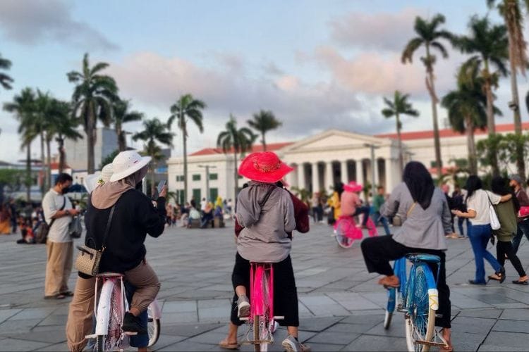 Wisata Kota Tua Jakarta Barat Tutup Saat Hari Lebaran 2023 - Liputan Online Indonesia. Foto: dok.kompas.com